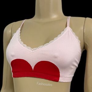 Victoria’s Secret The Lounge Supersoft Unlined bralette bra Pink